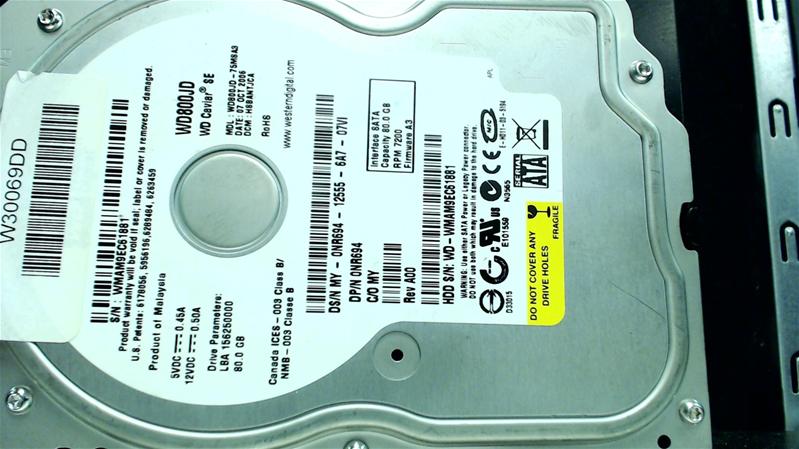 WD800JD-75MSA3 - 07-Oct-2006 - WD-WMAM9EC61881 - photo-1