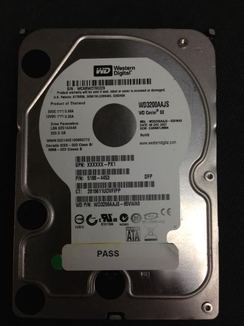 WD3200AAJS-65VWA0 - 07-Dec-2007 - WD-WCARW2780229 - photo-1