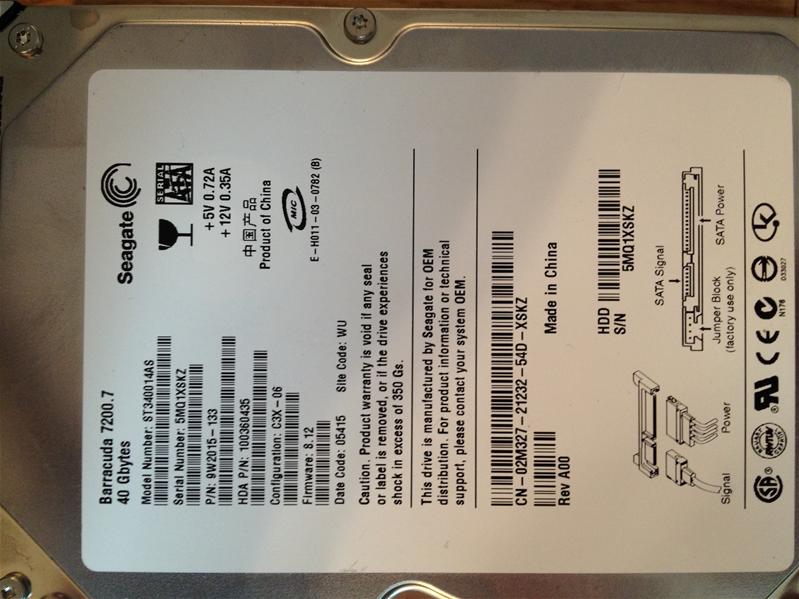 ST340014AS - 20-Mar-2005 - 5MQ1XSKZ - photo-1